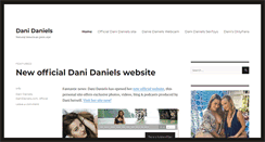 Desktop Screenshot of danidanielsblog.com