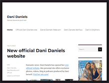 Tablet Screenshot of danidanielsblog.com